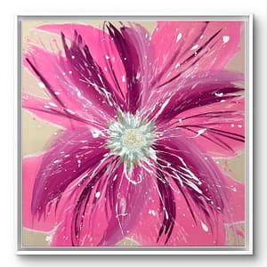 Pink Flower 93 x 93 cm