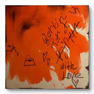 With Love 90 x 90 cm