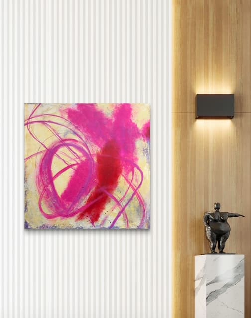 Glow in Motion 90 x 90 x 5 cm – Bild 5