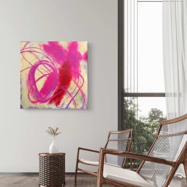 Glow in Motion 90 x 90 x 5 cm – Bild 3