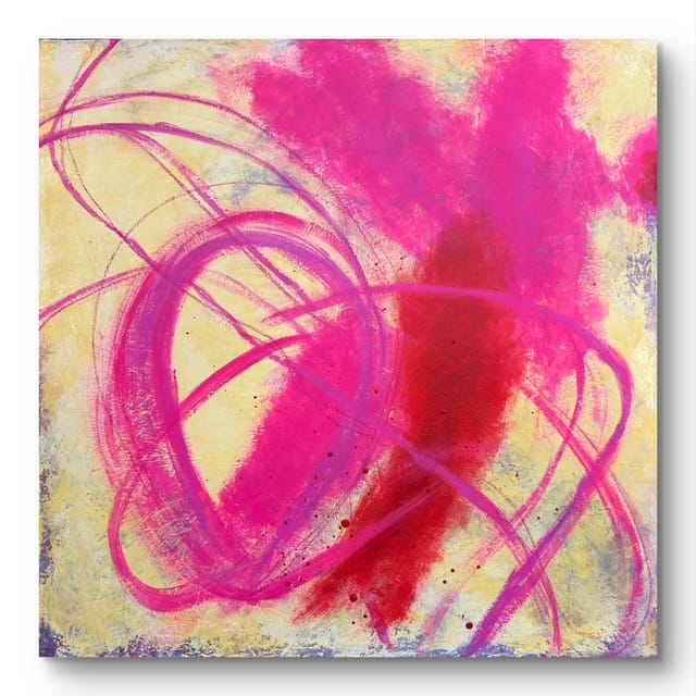 Glow in Motion 90 x 90 x 5 cm